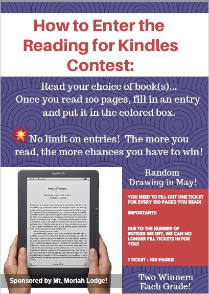 Mt. Moriah Kindles Contest Clipart